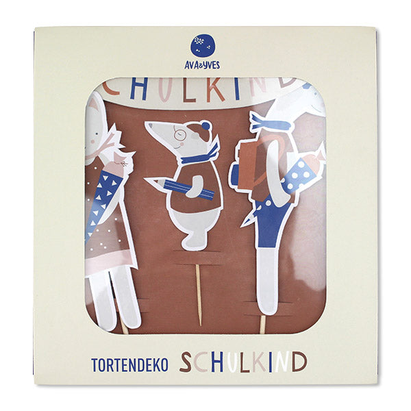 Tortendekoration / Cake Topper zur Einschulung