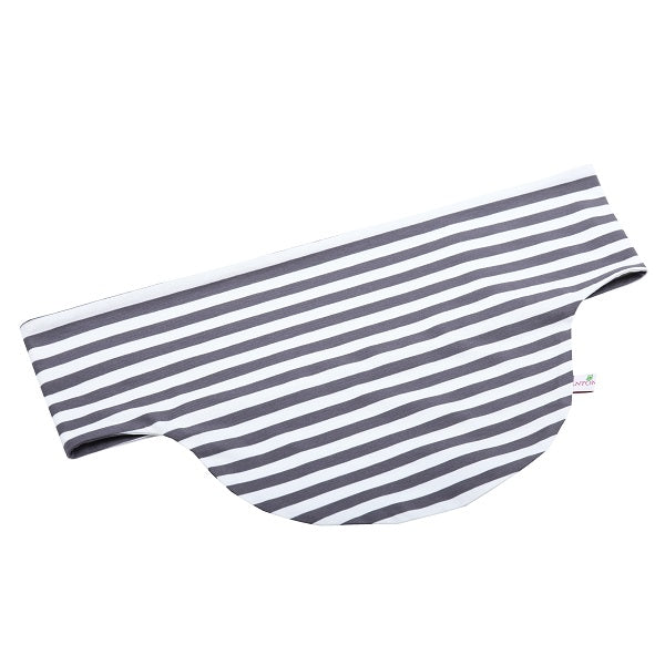 grau weiß gestreifter Jungenschal für Herbst / Frühling | by Anton & Sophie