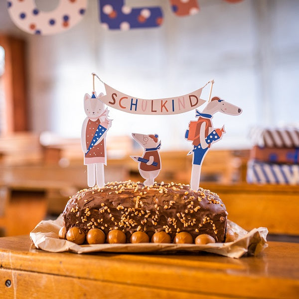 Tortendekoration / Cake Topper zur Einschulung