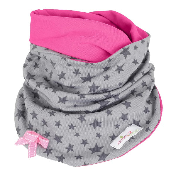 grauer Mädchen Schal / Loop | by Anton & Sophie