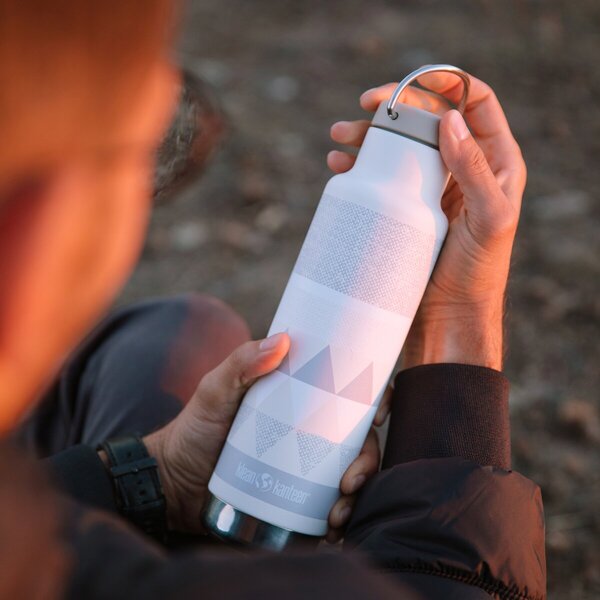Klean Kanteen Edelstahl Isolierflasche Classic, 592 ml