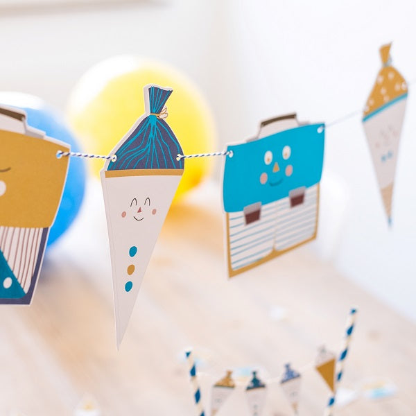 Girlande zur Einschulung