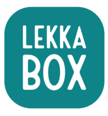 LEKKABOX Base, Edelstahl Brotbox mit 3 Fächern
