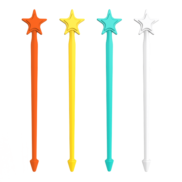 Lunch Punch stix - Foodpicks Sterne, 4 Stück