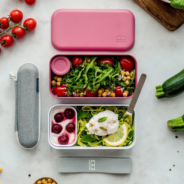 Monbento Edelstahlbesteck to go | MB Slim Nest trio