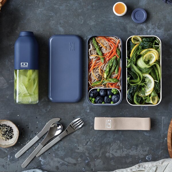 Monbento Edelstahlbesteck to go | MB Slim Nest trio