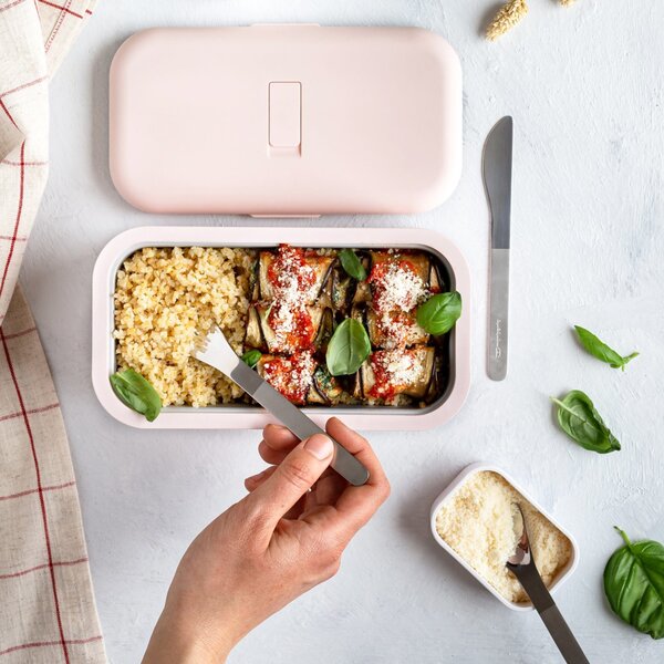 Monbento Edelstahlbesteck to go | MB Slim Nest trio