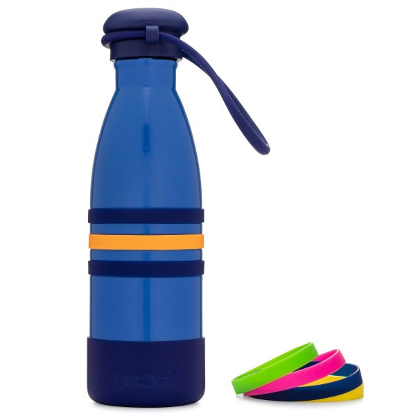 Yumbox Edelstahl Trinkflasche AQUA mit Trageschlaufe, 420ml