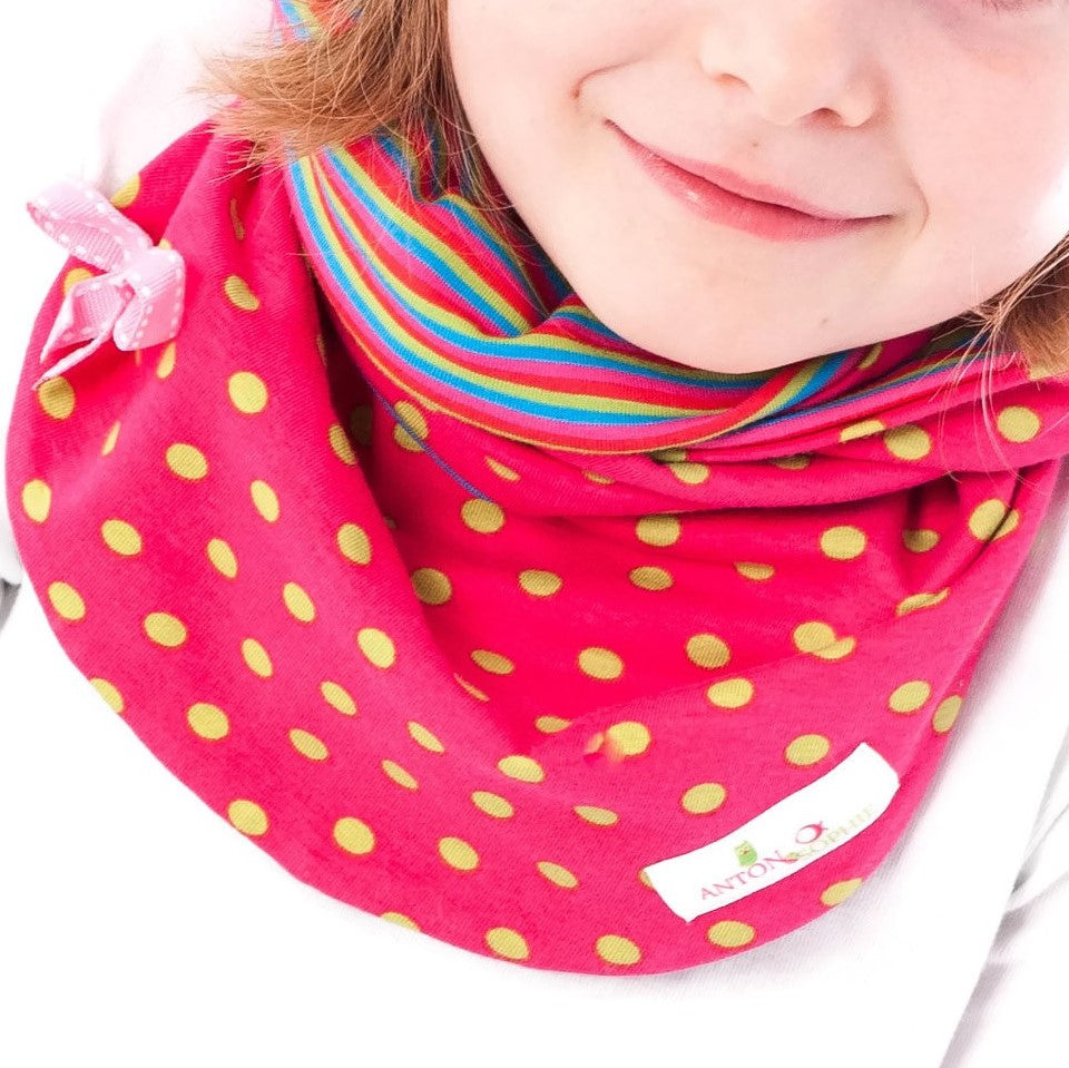 pinker Mädchen Schal / Loop | by Anton & Sophie