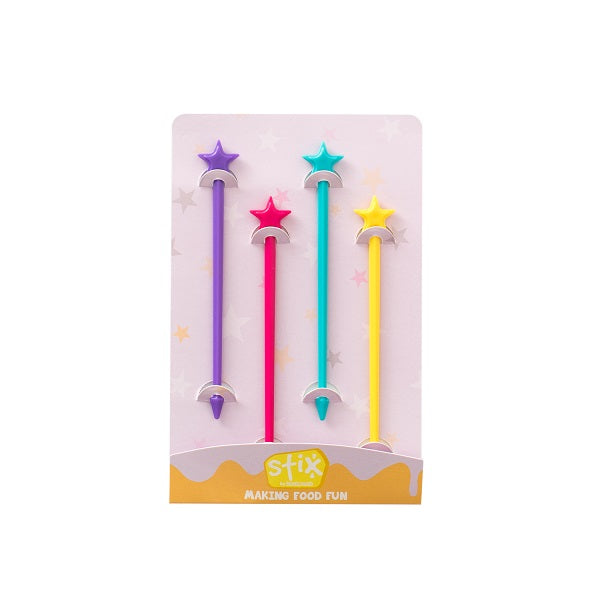 Lunch Punch stix - Foodpicks Sterne, 4 Stück