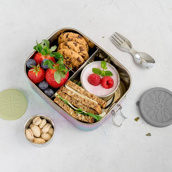 Auslaufsichere Mini Edelstahlbehälter - LEKKABOX Dipper, 2 Stück