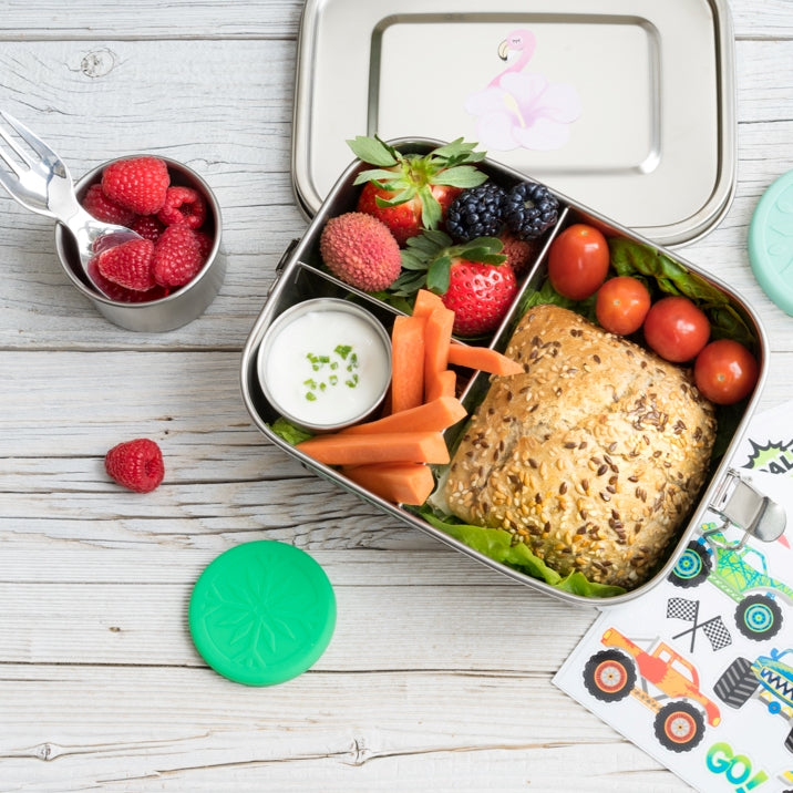 Auslaufsichere Mini Edelstahlbehälter - LEKKABOX Dipper, 2 Stück