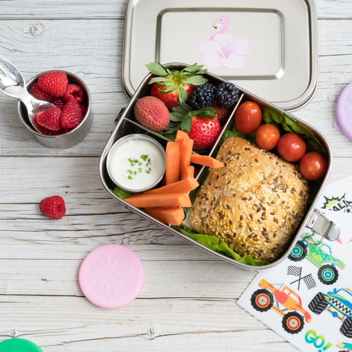 Auslaufsichere Mini Edelstahlbehälter - LEKKABOX Dipper, 2 Stück