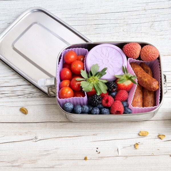 Auslaufsichere Mini Edelstahlbehälter - LEKKABOX Dipper, 2 Stück