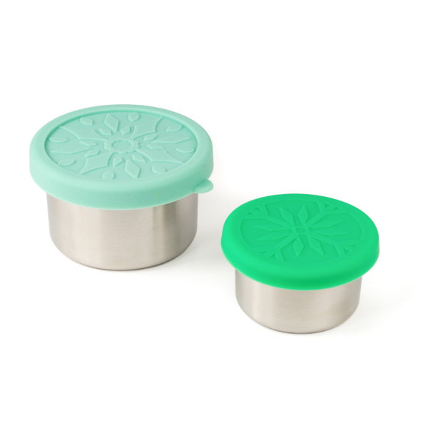 Auslaufsichere Mini Edelstahlbehälter - LEKKABOX Dipper, 2 Stück