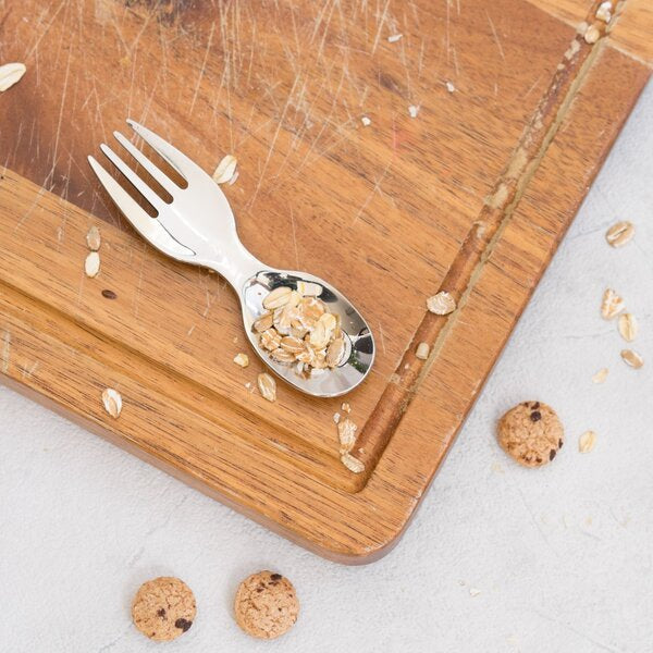 Mini Edelstahl Göffel, 10cm