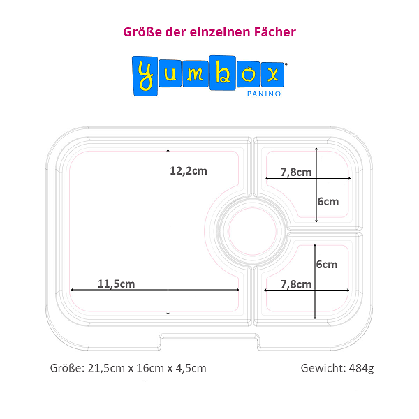 Yumbox Panino (4 Fächer)