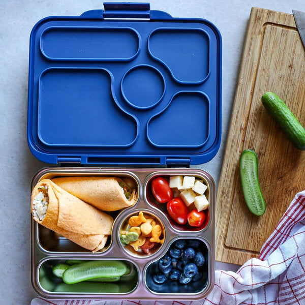 Yumbox Presto | Edelstahl Brotdose, 5 Fächer