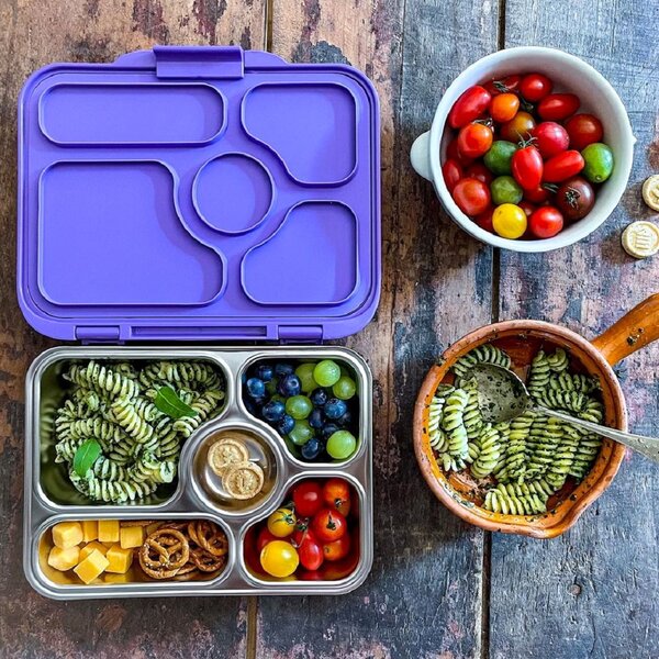 Yumbox Presto | Edelstahl Brotdose, 5 Fächer
