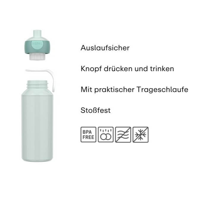 MEPAL Trinkflasche Pop-up Campus 400 ml