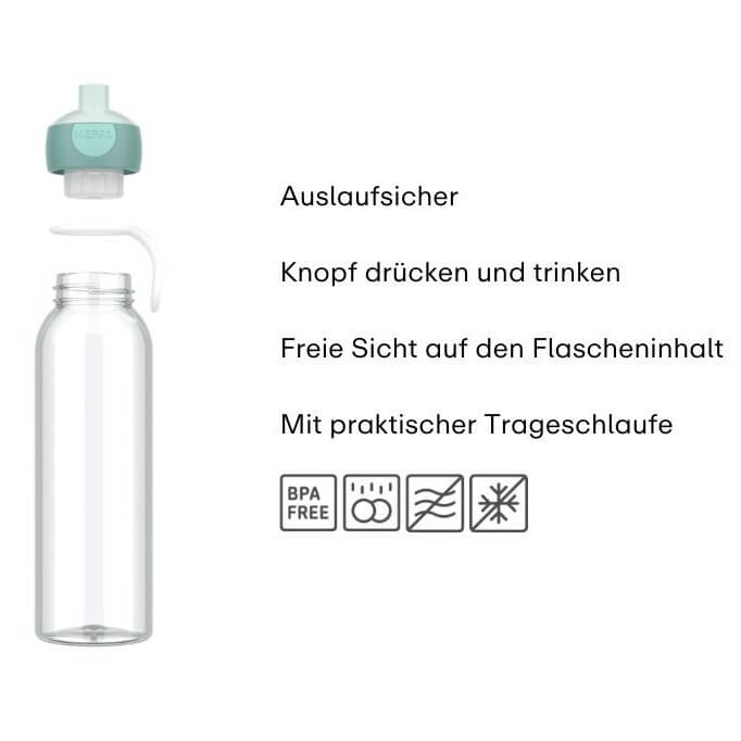 MEPAL Trinkflasche Pop-up Campus 500 ml