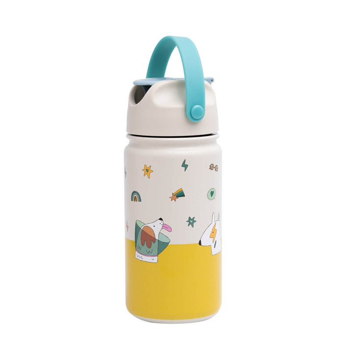 The Cotton Cloud Set: Brotdose und Trinkflasche aus Edelstahl
