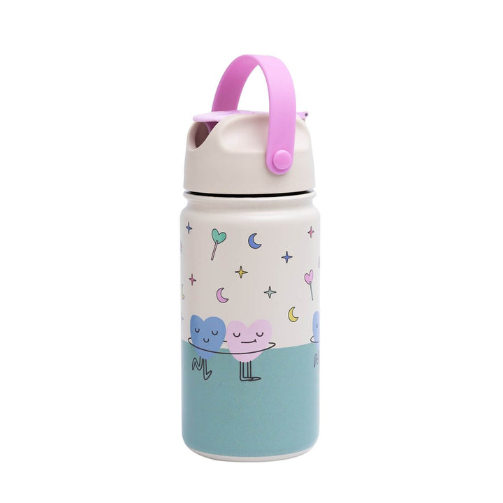 The Cotton Cloud Set: Brotdose und Trinkflasche aus Edelstahl