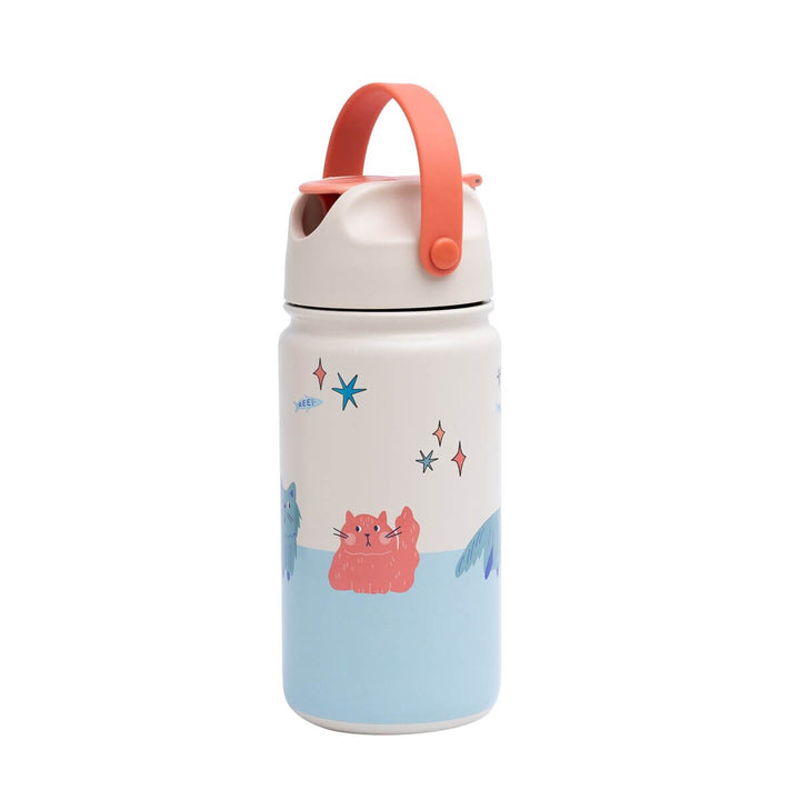 The Cotton Cloud Set: Brotdose und Trinkflasche aus Edelstahl