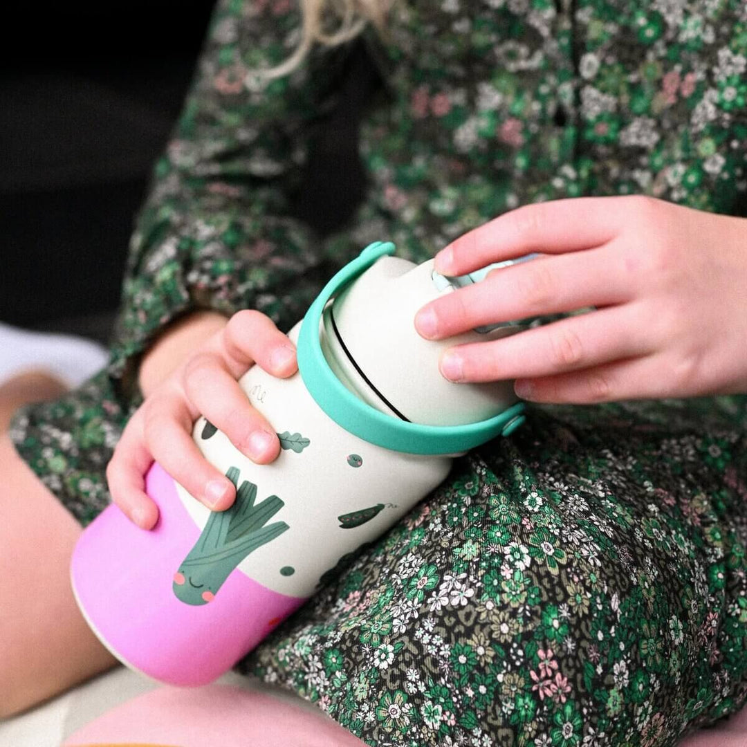 The Cotton Cloud Set: Brotdose und Trinkflasche aus Edelstahl
