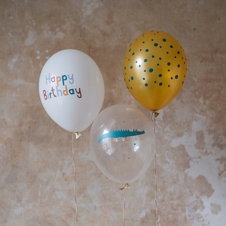 Luftballons zum Geburtstag