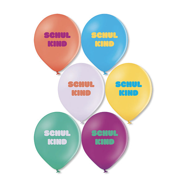 Luftballons zur Einschulung