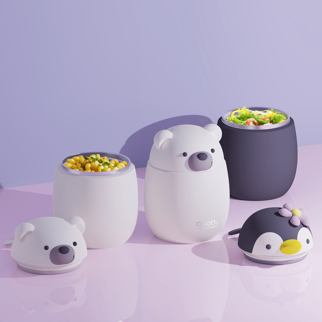 Bestie Food Jar, 600ml | Stylische Tier-Thermobehälter