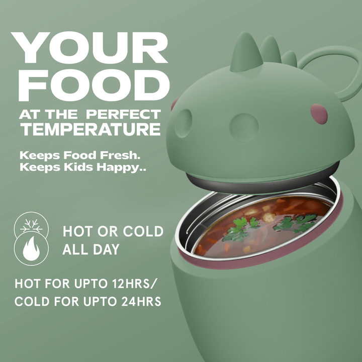 Bestie Food Jar, 600ml | Stylische Tier-Thermobehälter