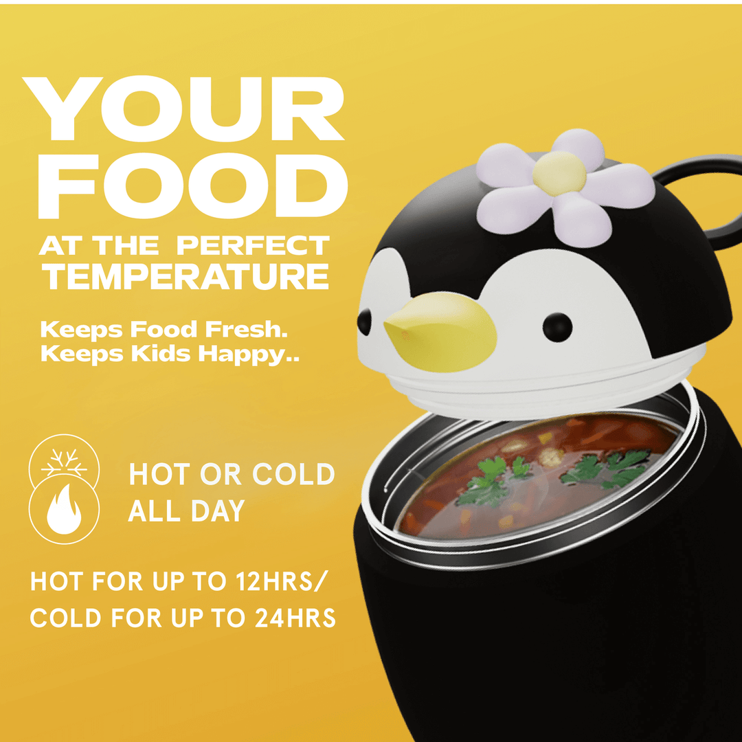 Bestie Food Jar, 600ml | Stylische Tier-Thermobehälter