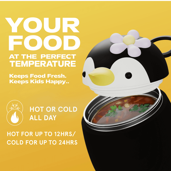 Bestie Food Jar, 600ml | Stylische Tier-Thermobehälter