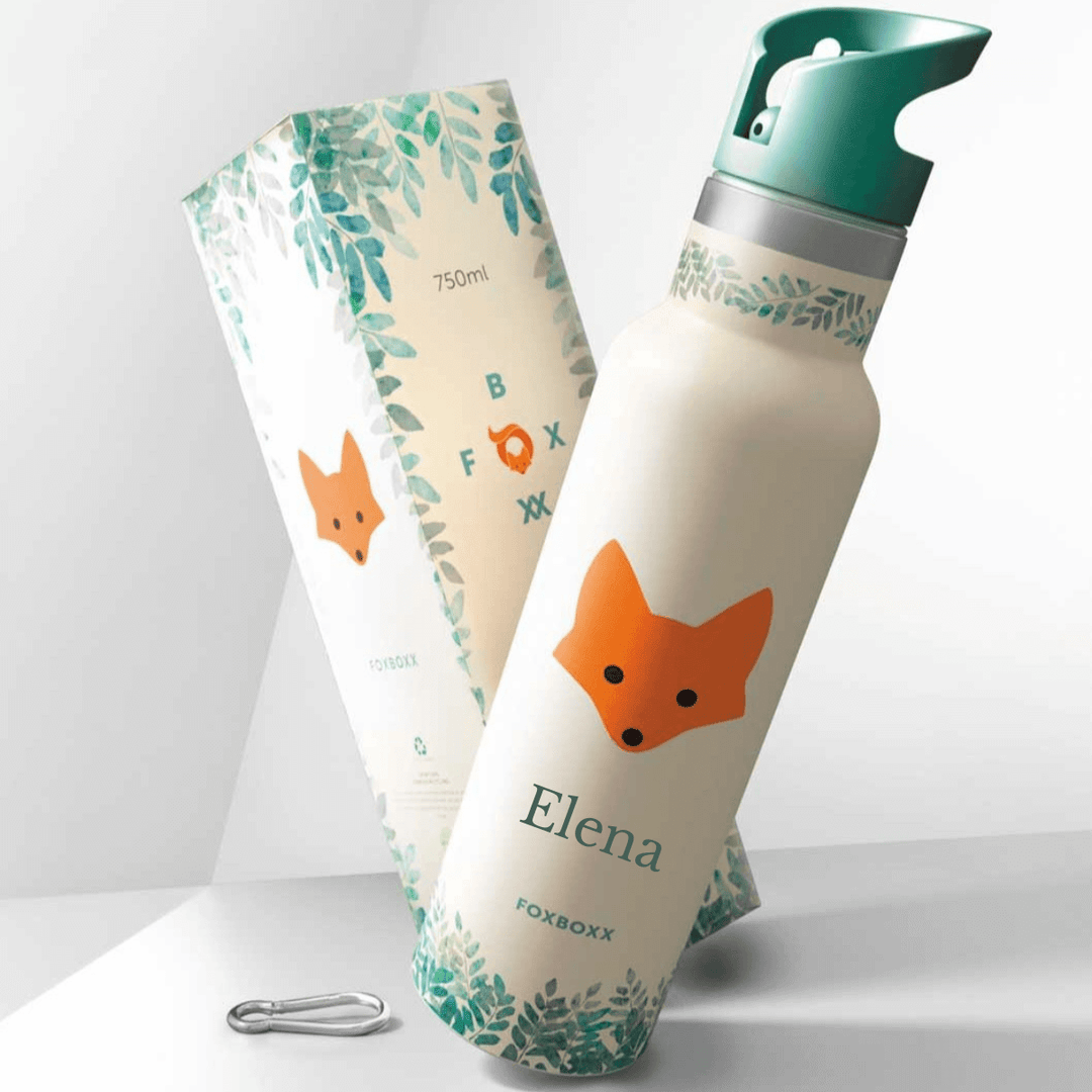 FOXBOXX Edelstahl-Kinderflasche FOX | isolierend