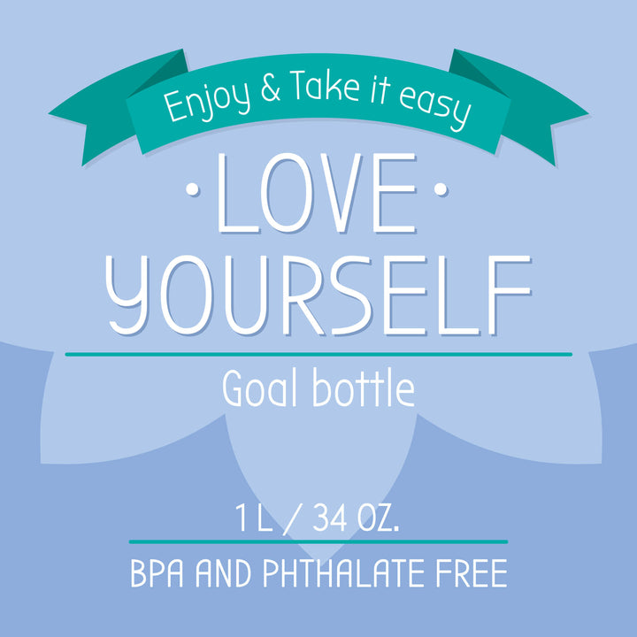 Legami motivierende Trinkflasche "Love Yourself", 1 L