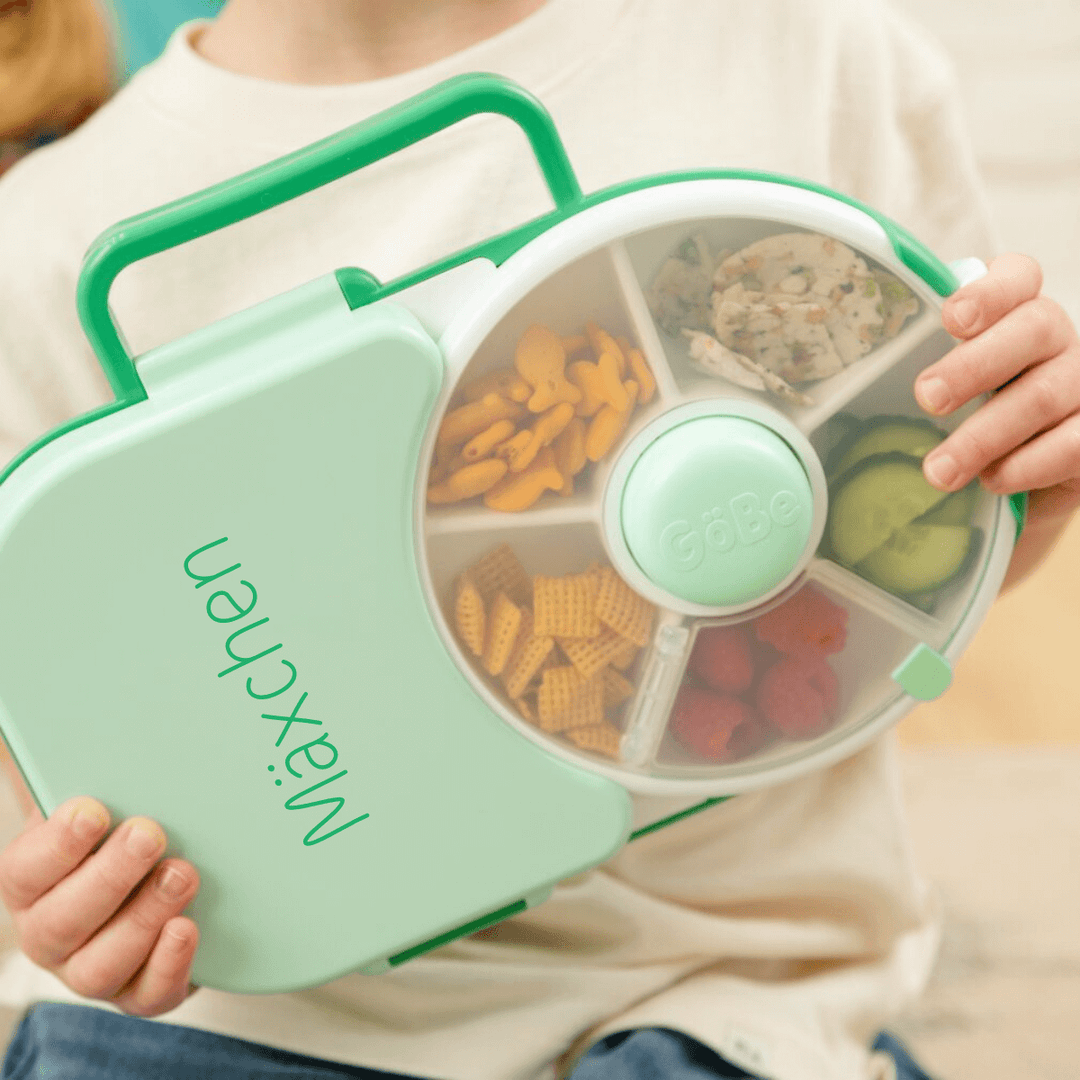 GoBe Lunchbox - Bentobox und Snackspinner in einem | Sticker-Edition