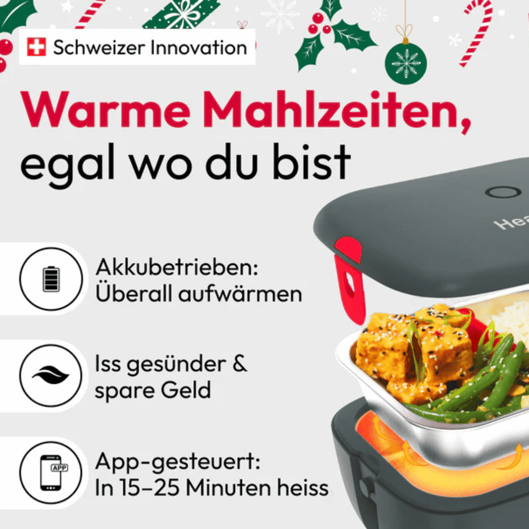 Heats Box Go - selbsterwärmende Lunchbox ohne Kabel