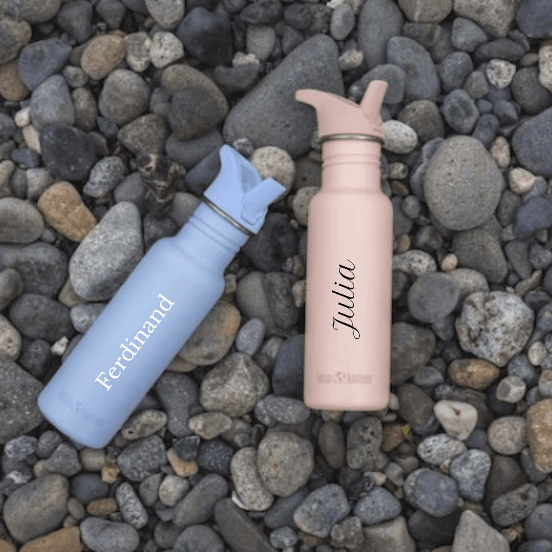 Klean Kanteen Edelstahl Trinkflasche Classic, 800ml, Flip Sport Cap