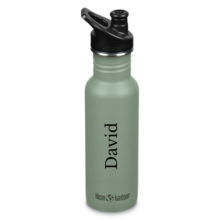 Klean Kanteen Classic Narrow, Trinkflasche mit Sportdeckel, 532 ml