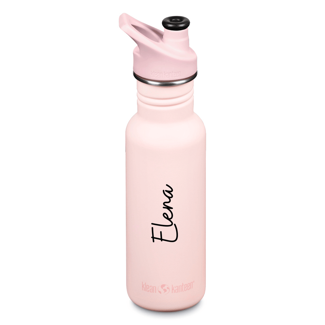 Klean Kanteen Classic Narrow, Trinkflasche mit Sportdeckel, 532 ml