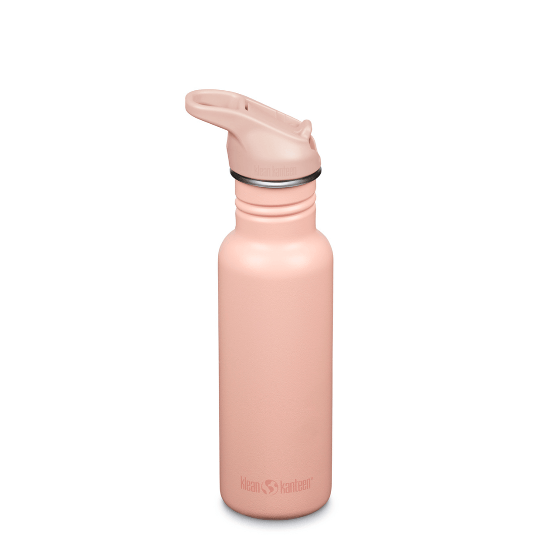 Klean Kanteen Edelstahl Trinkflasche Classic, 532ml, Flip Sport Cap