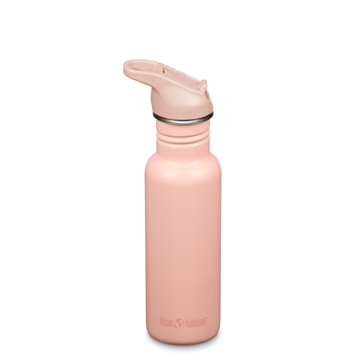 Klean Kanteen Edelstahl Trinkflasche Classic, 532ml, Flip Sport Cap