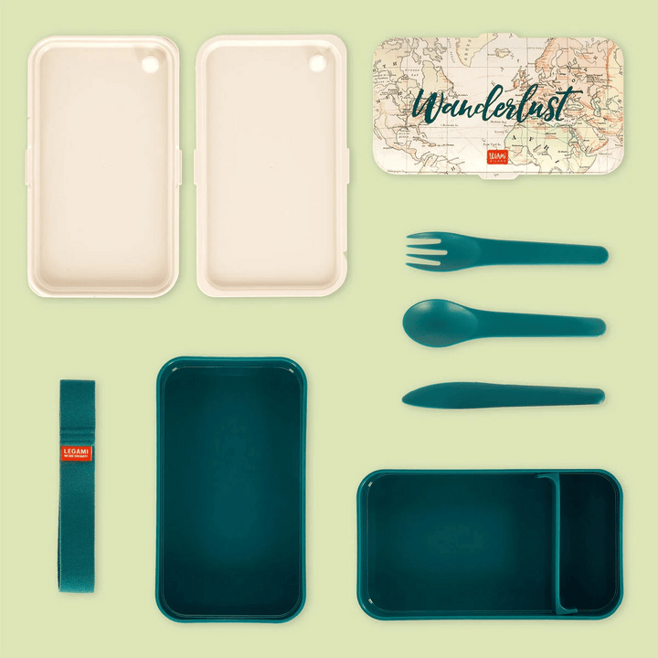 Legami Lunchbox 1200ml | inkl. Besteck