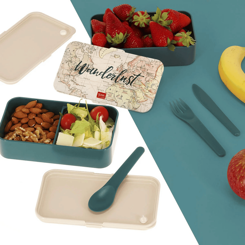 Legami Lunchbox 1200ml | inkl. Besteck
