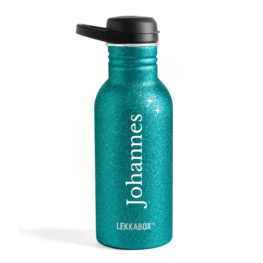 🌟 LEKKABOX GO mit Flip-up Deckel, 500ml | Glitzer-Edition