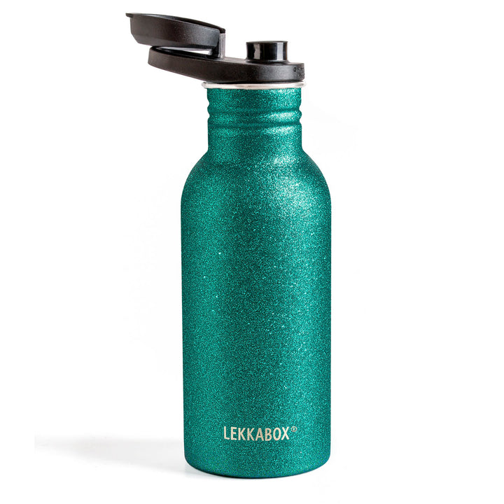 🌟 LEKKABOX GO mit Flip-up Deckel, 500ml | Glitzer-Edition