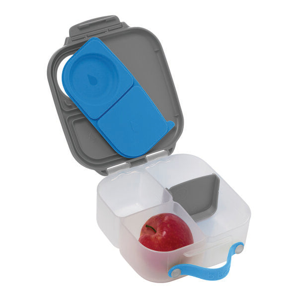 b.box Mini Lunchbox | 3 Fächer | für ganzen Apfel