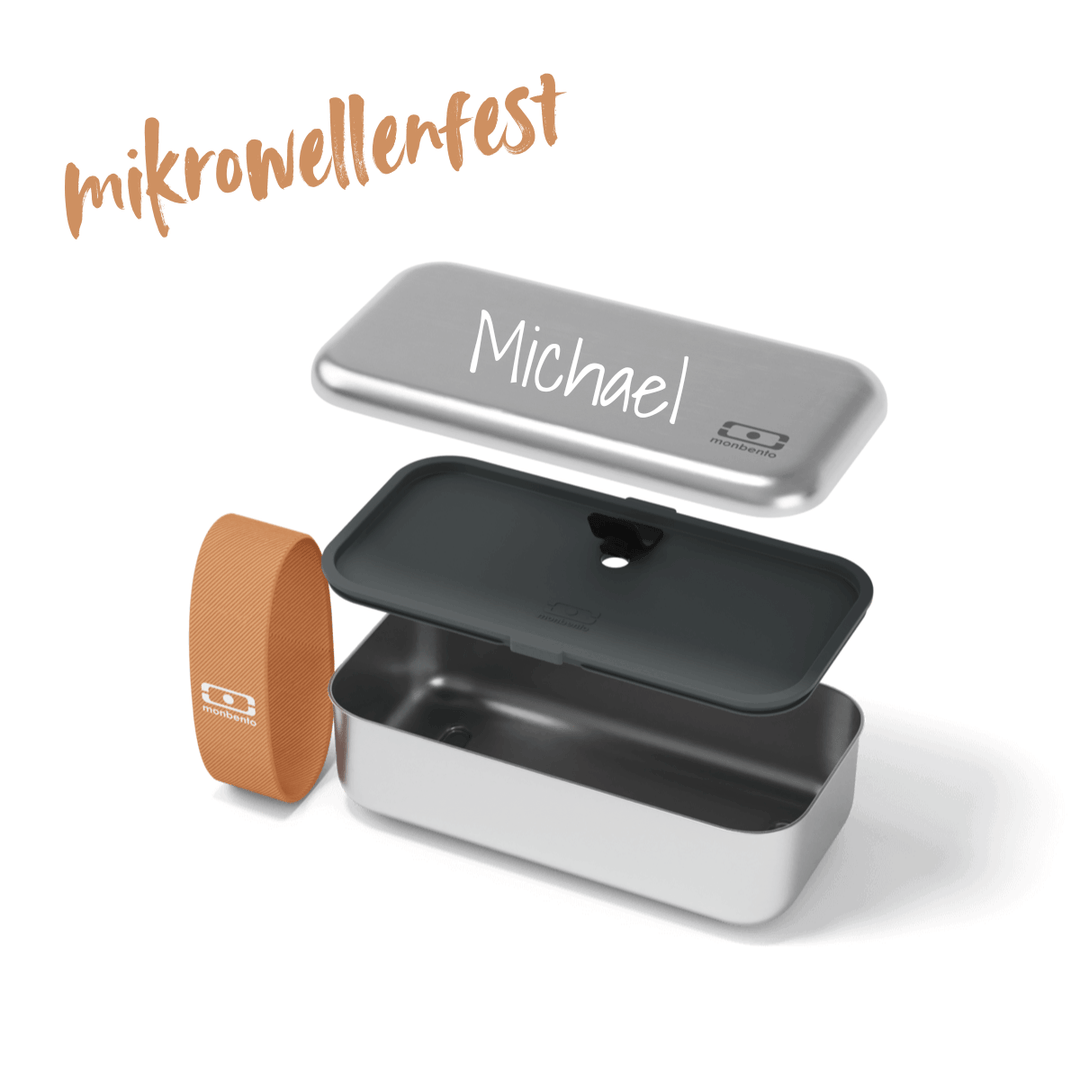 Monbento Sense Edelstahl Lunchbox, 700ml | mikrowellengeeignet
